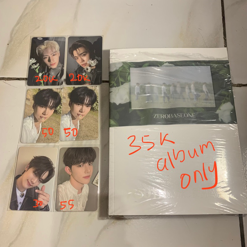 pc ZEROBESAONE ZB1 HANBIN RICKY GYUVIN PB YOUTH SHADE DIGIPACK HUI JUNGWOO BOYS PLANET CGV SHADE YOU