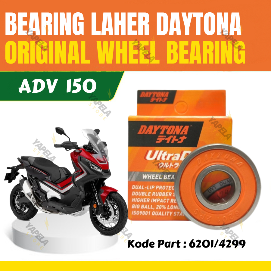 Bearing Laher ADV 150 Original Daytona Racing Lahar 6201-2RS