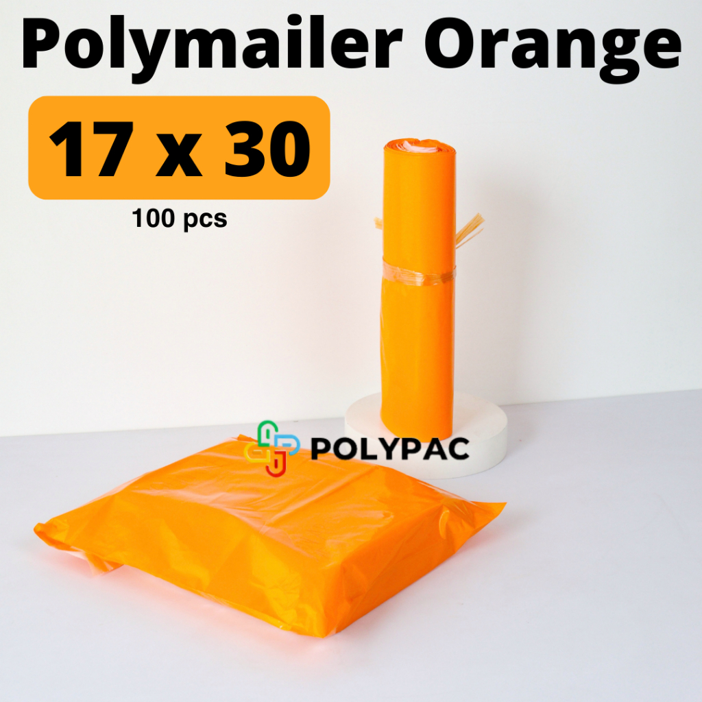 

Polymailer ORANGE [17x30] isi 100 pcs - Polymailer Lem Warna Oren Premium