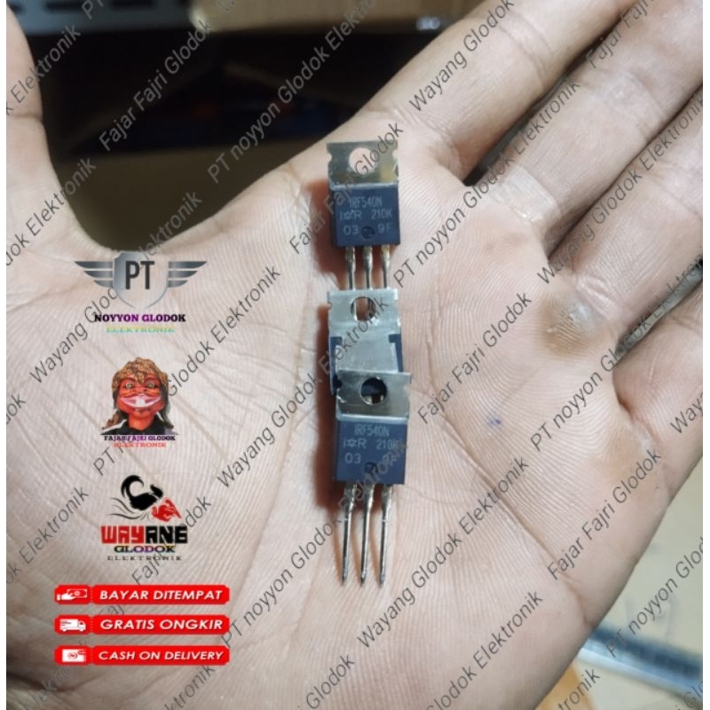 ic transistor mosfet IRF540N ORI IRF 540 N ASLI