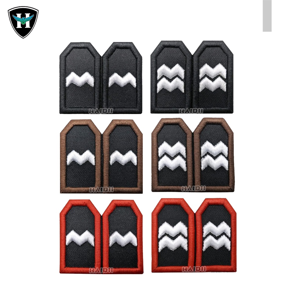 Pangkat Pdl Bordir / Pangkat Aipda / Pangkat Aiptu / Bordir Timbul