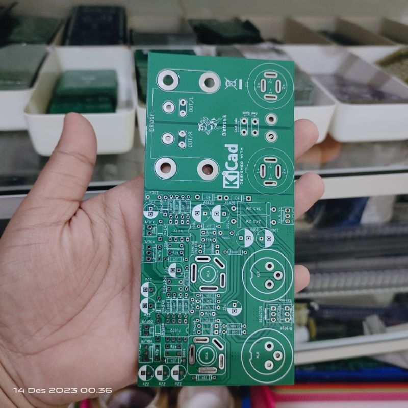 Pcb Input Balance Panel BOX Belakang CA ,axtron,thunderDauble layer