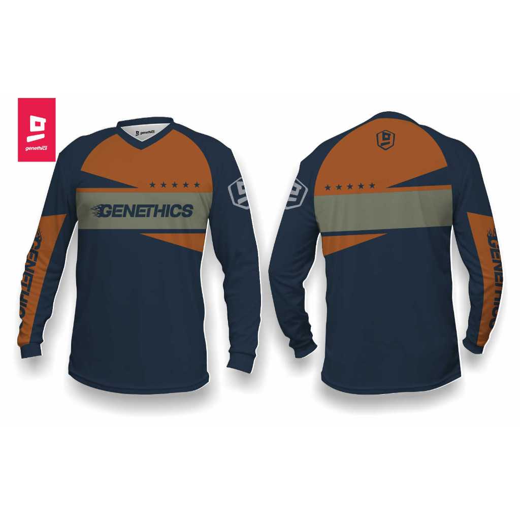 JERSEY SEPEDA DOWNHILL / MTB GENETHICS - JERSEY CUSTOM - DH23-041 - JERSEY DOWNHILL - JERSEY MTB