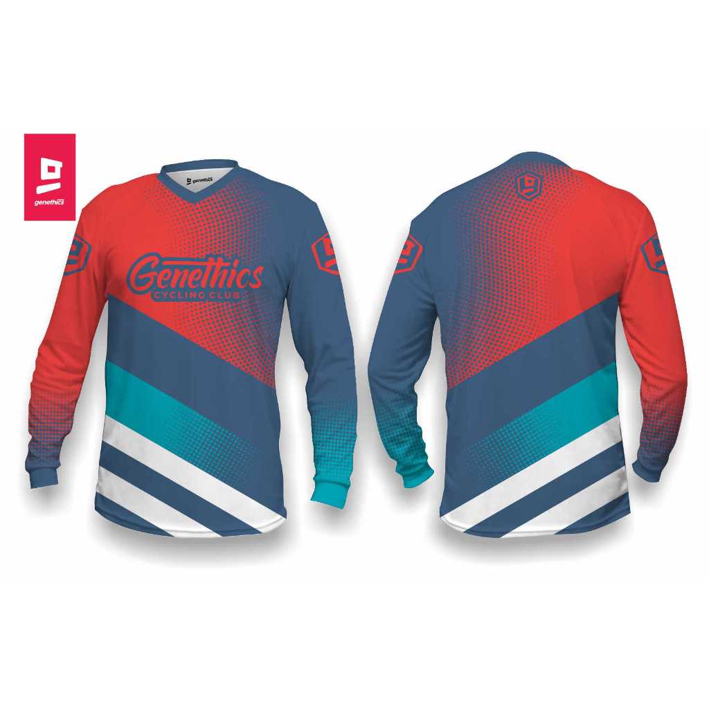 JERSEY SEPEDA DOWNHILL / MTB GENETHICS - JERSEY CUSTOM - DH23-043 - JERSEY DOWNHILL - JERSEY MTB