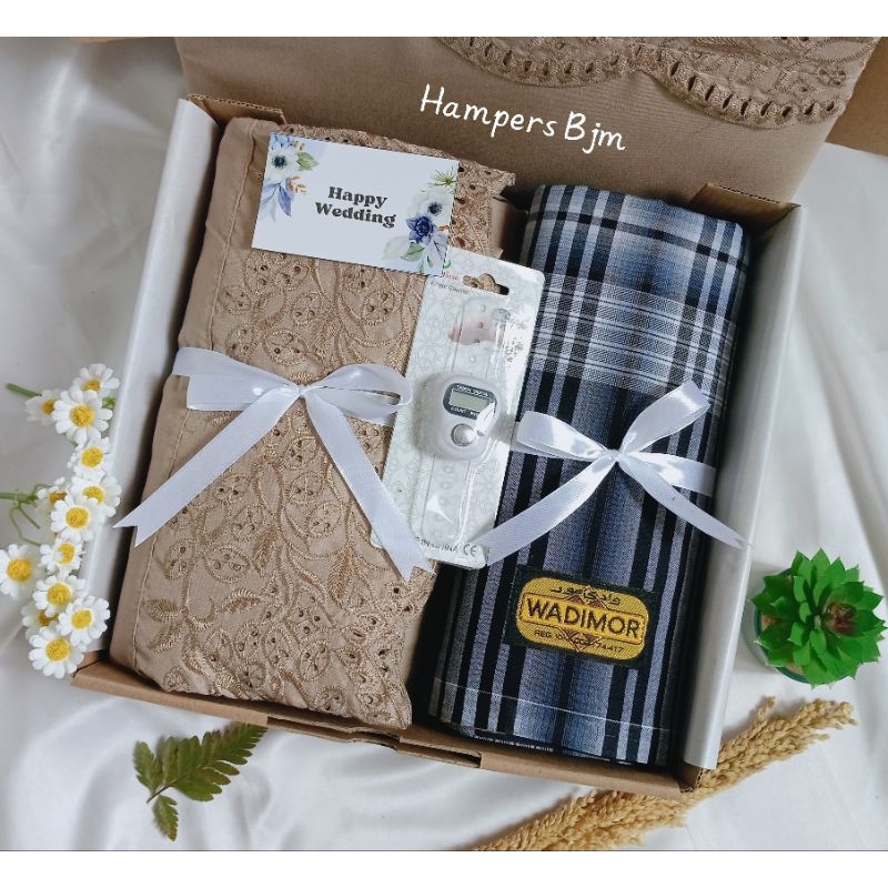 Hampers Lebaran Mukena + Sarung | Hampers Wedding Pengantin