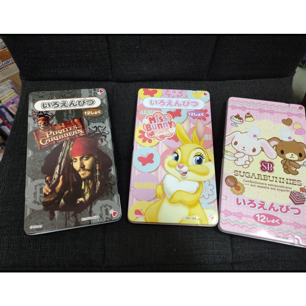 

Ready stock pensil warna 12 warna titus sisa export jepang tin case 9SV