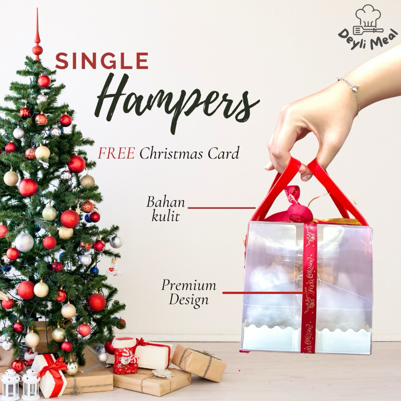 

CHRISTMAS HAMPERS/GIFT NATAL COOKIES, SOES, MEDE SINGLE (FREE CHRISTMAS CARD)