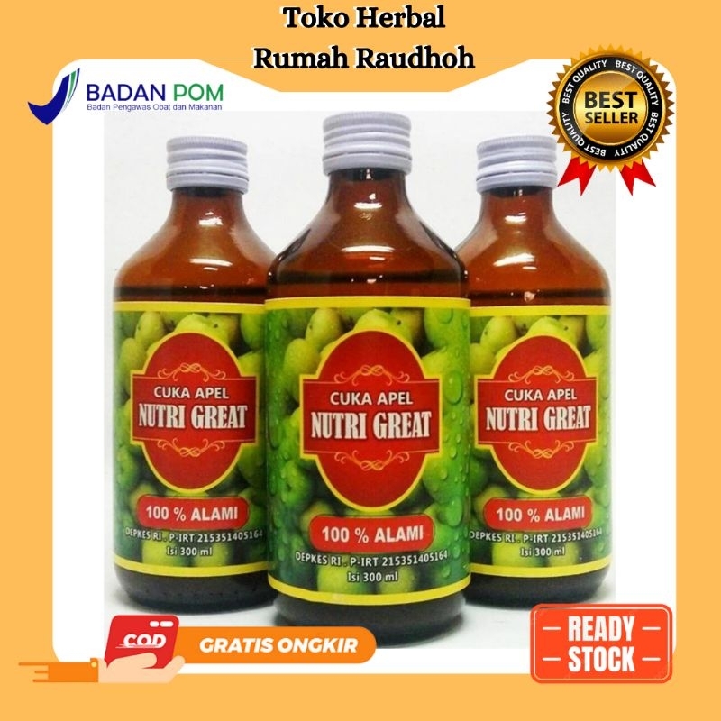 

CUKA APEL NUTRI GREAT / CUKA APEL BOTOL / CUKA APEL