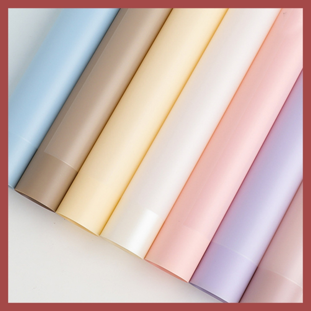 

Flower Wrapping Cellophane Kertas Bucket Bunga Motif Dua Warna Twotone KB6094