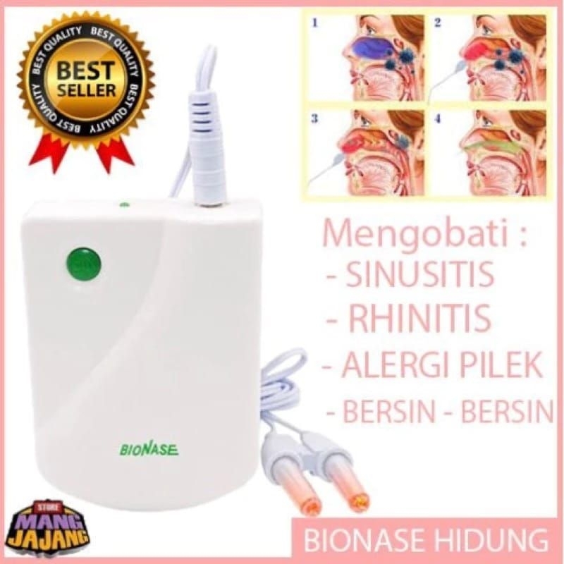 Bionase Alat Terapi Sinus Hidung, Mamoet,Buntu Sinusitis Rhinitis
