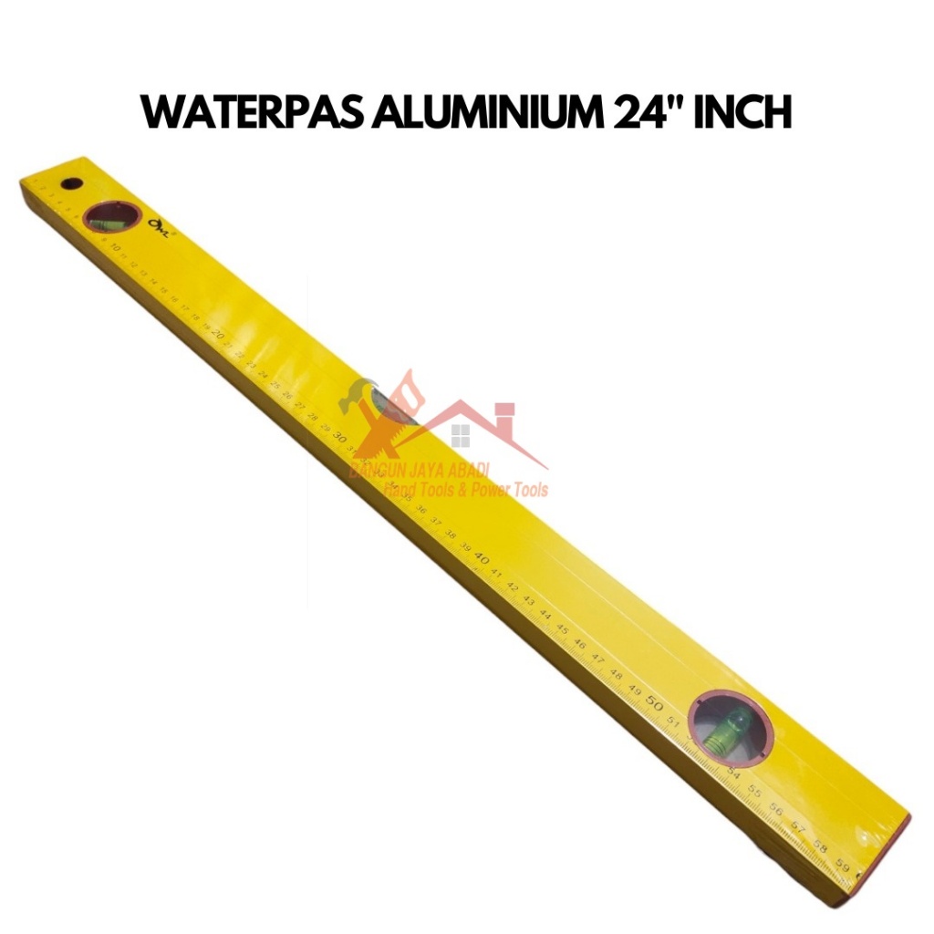 

WATERPASS NO MAGNET / WATERPAS / ALAT PENGUKUR BIDANG 24" INCH BJ