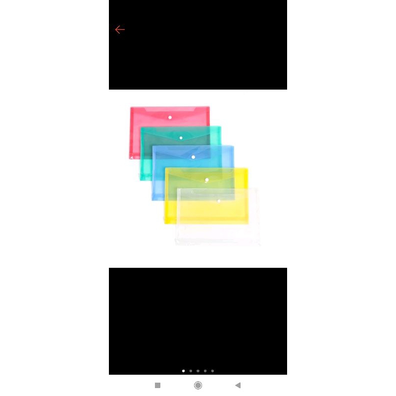 

(1pcs) map plastik tali / map kancing