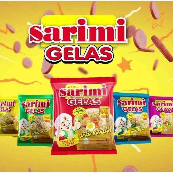 

Sarimi Gelas Kuah Instan ( 1 Renceng Isi 10 Pcs )