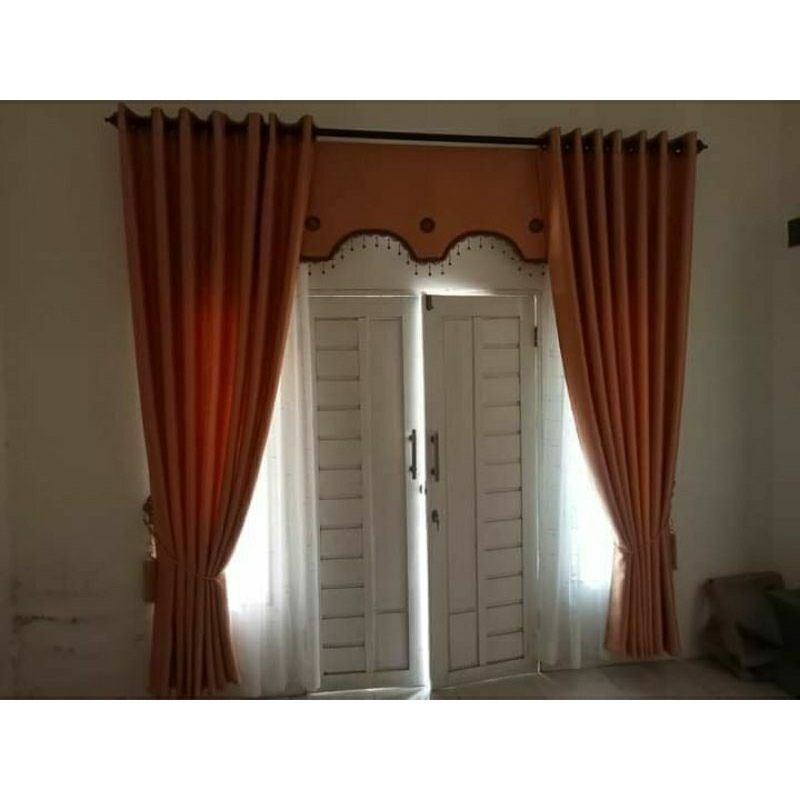 gorden jendela model poni layar mewah