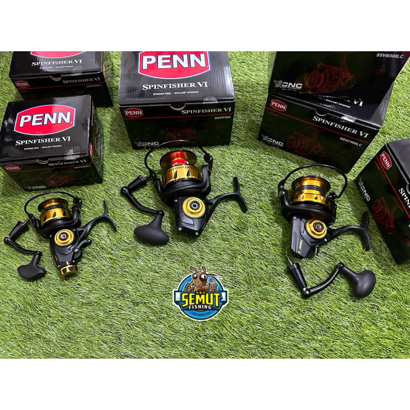 PENN SPINFISHER VI SERI SPINNING SP LIVE LINER LL DAN LONGCAST LC