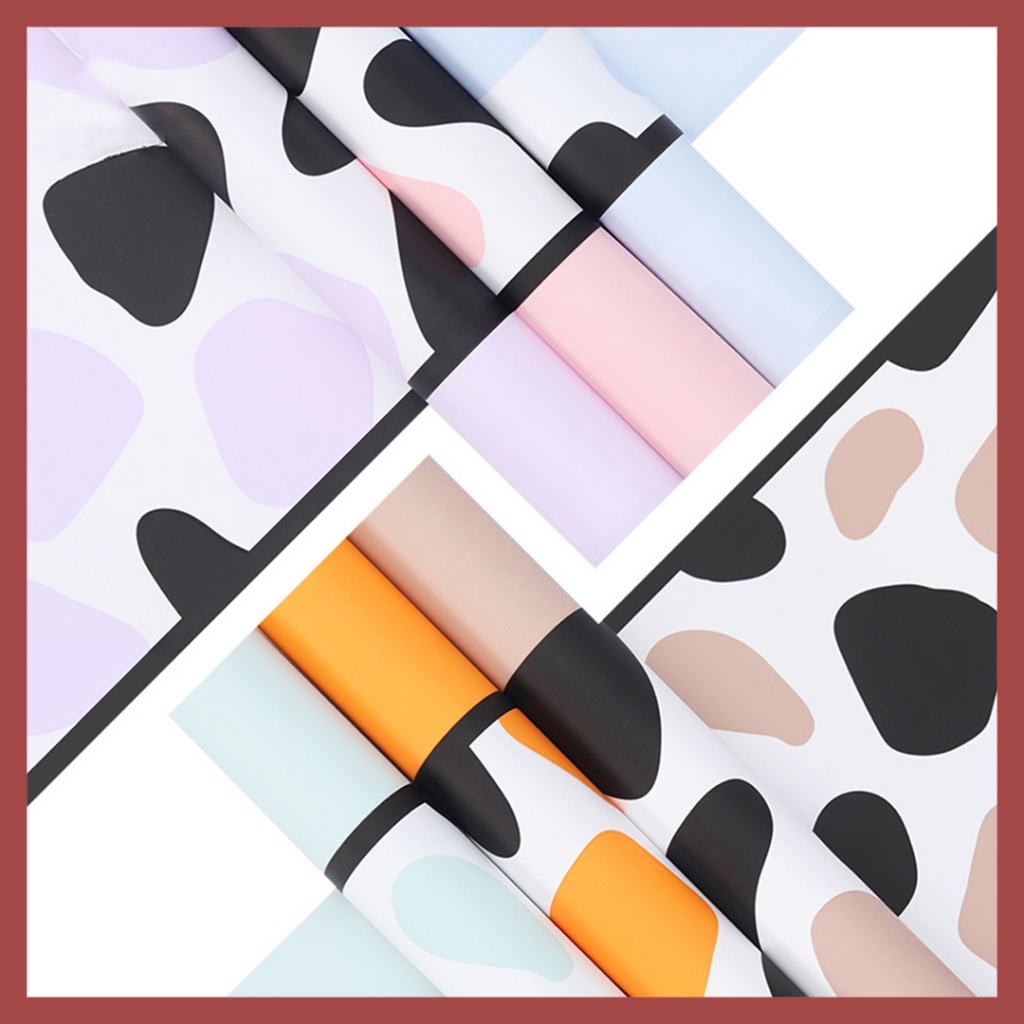 

Flower Wrapping Paper Cow Kertas Bucket Bunga Motif Cow KB6099