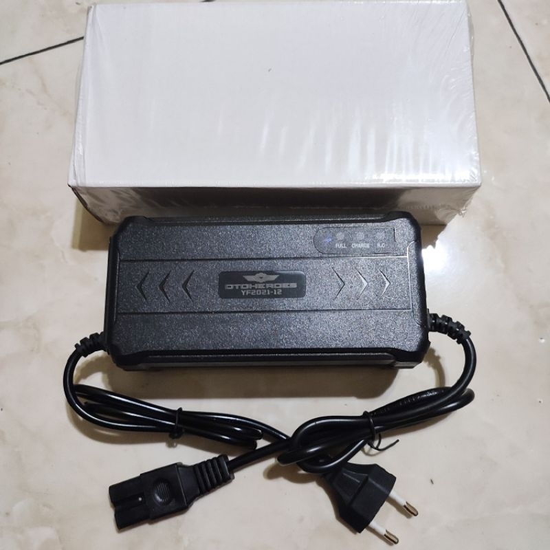 OTOHEROES 48V - 20Ah Charger / Alat Untuk Cas Aki Baterai Sepeda Motor Listrik / Skuter / Mainan Mob