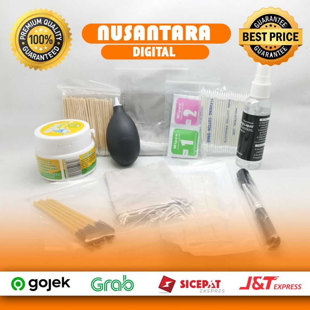 Profesional Cleaning Kit Canon 10 in 1 With Lens Pen Cleaning - Paket Komplit Pembersih kamera &