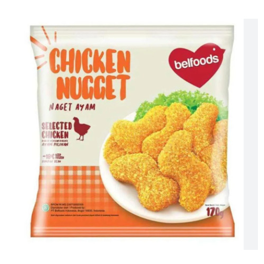 

Belfoods Chicken Nugget S 170 Gram Naget Ayam
