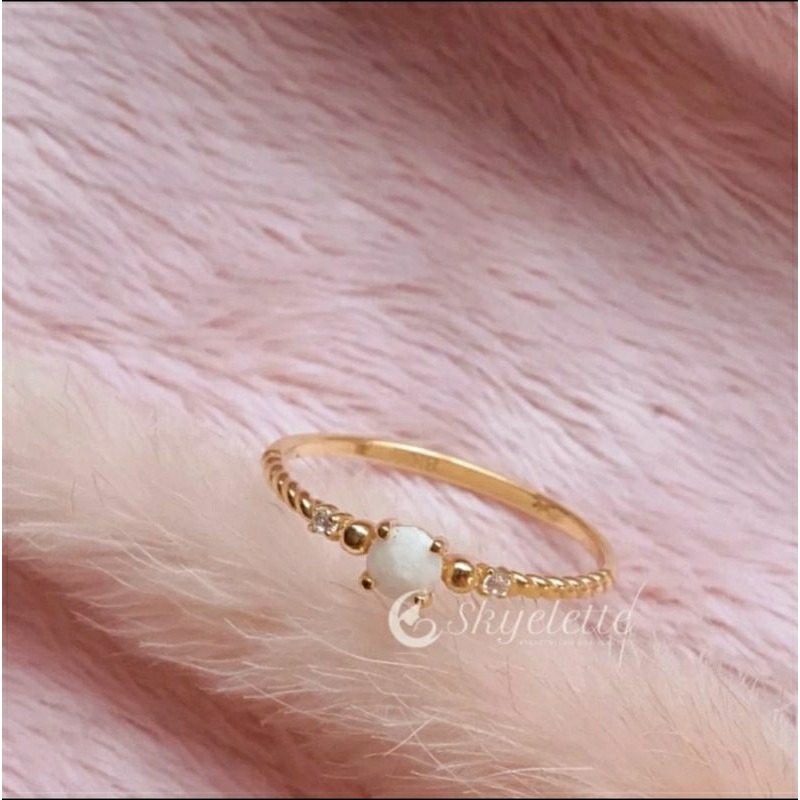 SKYELETTE || Breastmilk Jewelry Kit | Round Thread Ring | Breastmilk Ring | Cincin ASI - Perhiasan A