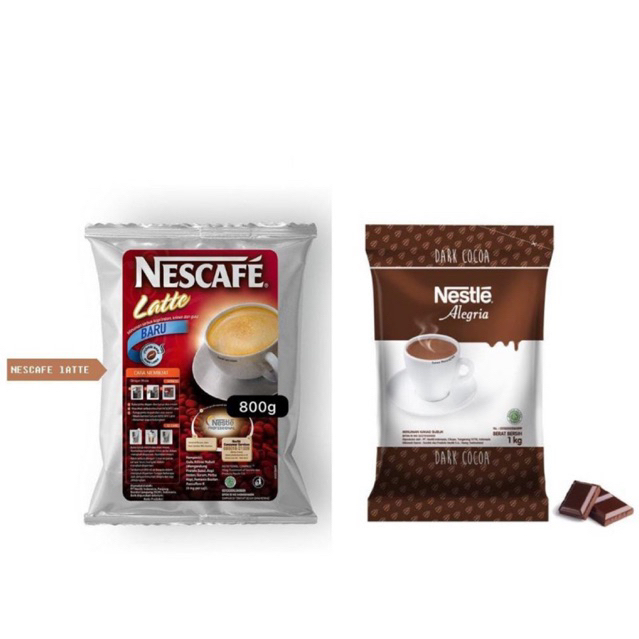 

Nestle Alegria Dark Cocoa Cocolate 1kg/ Nescafe late