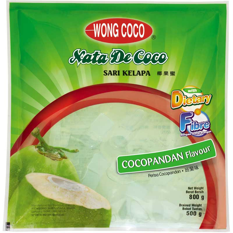 

WONG COCO Nata De Coco Sari Kelapa Cocopandan 800 g