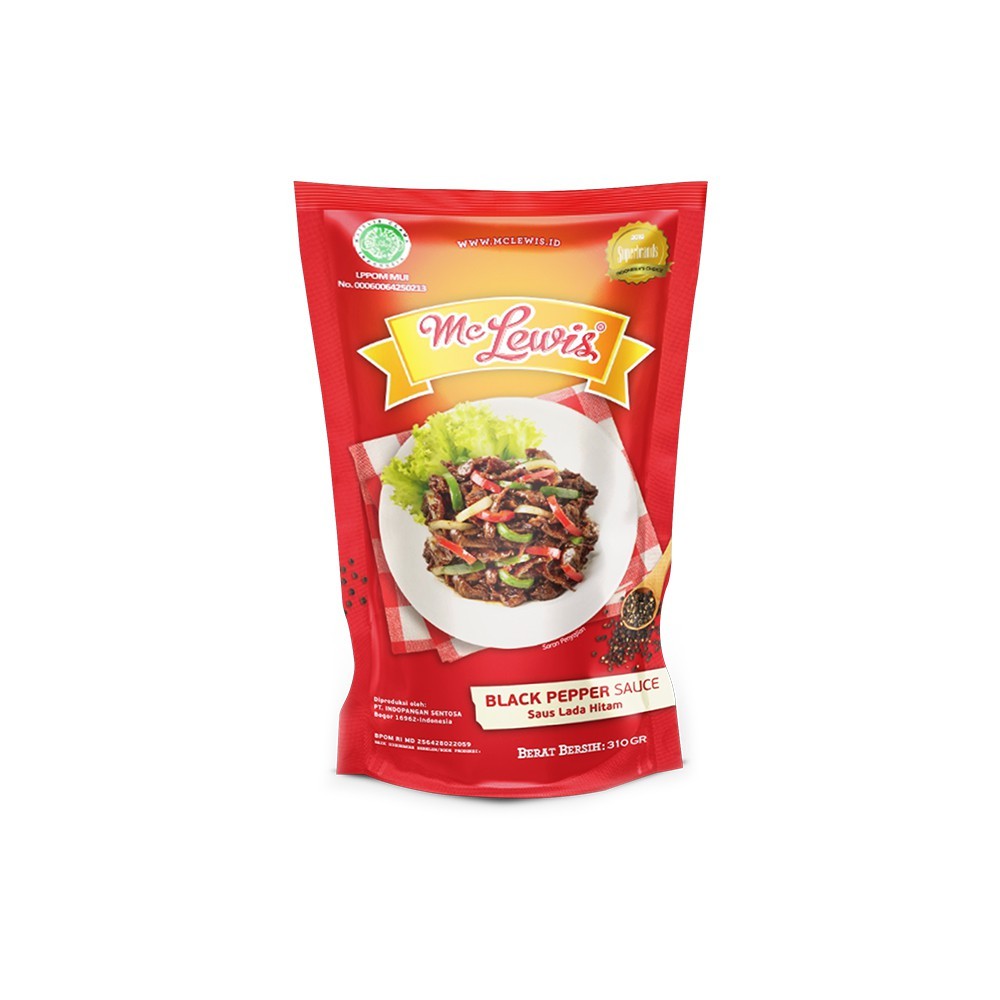 

Mclewis Saus Blackpapper 310 ml