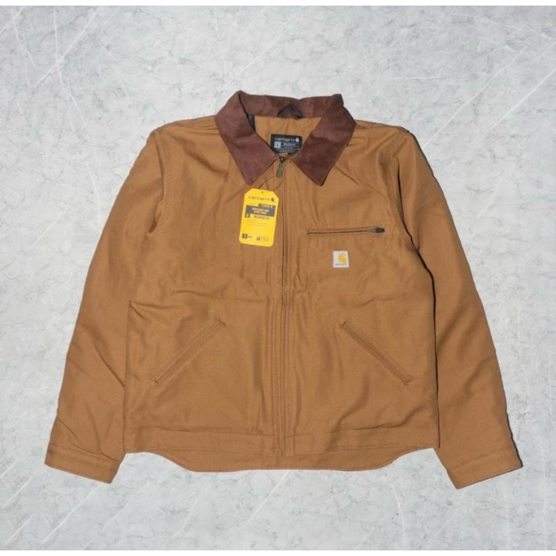 Carhartt 103828 - Detroit Jacket - Blanket Lined BROWN RELAXED FIT