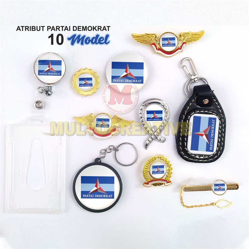 Pin Demokrat Aksesoris Demokrat Atribut Partai Demokrat