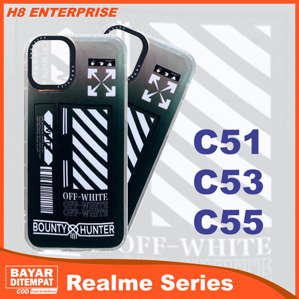 Case Realme C51 C53 C55 Softcase Silicon Bounty x Hunter Glossy Casing