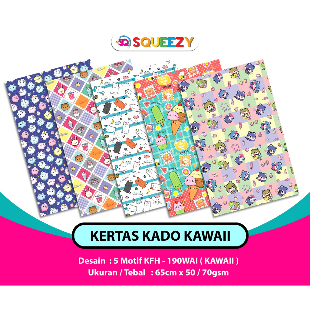

Tambahan Bungkus Kertas Kado Untuk Paket + Free Kartu Ucapan