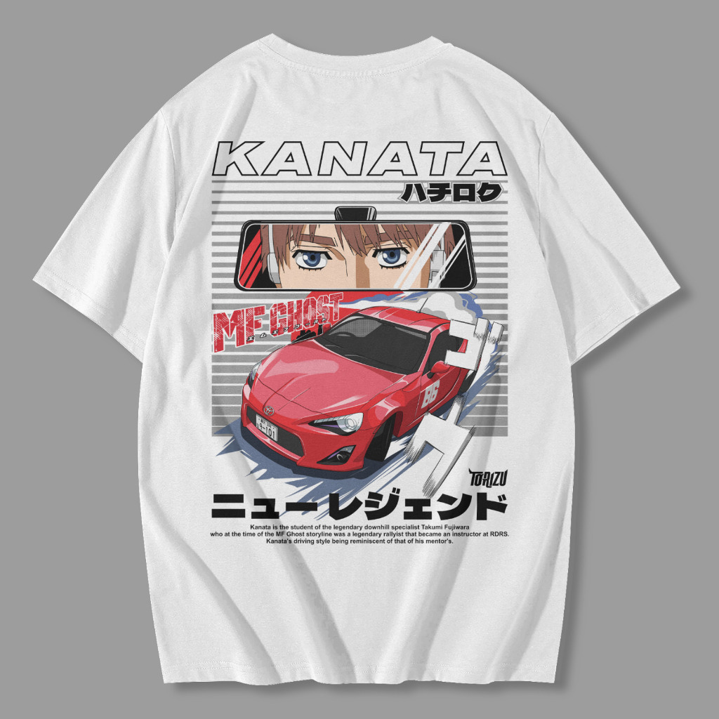 Tshirt MF Ghost White Anime GT86