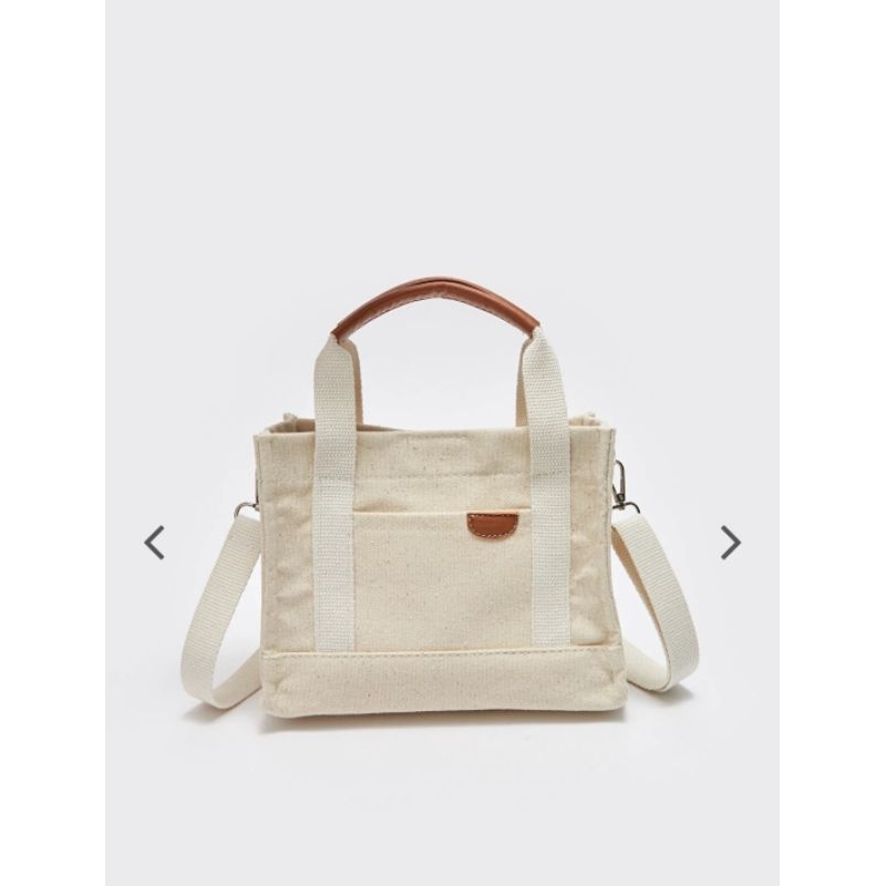 LC WAIKIKI TOTE BAG KANVAS - BEIGE
