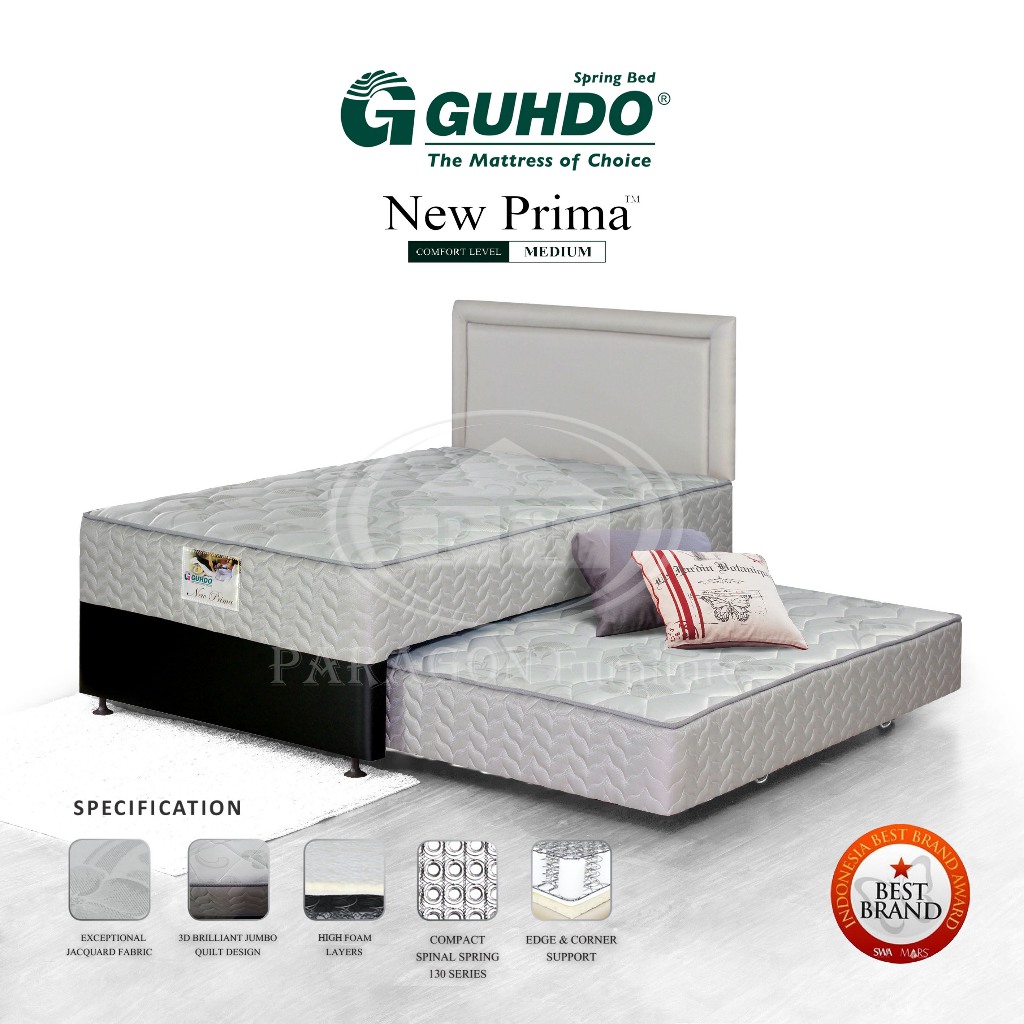 2in1 New Prima 140x200 HB Prospine - Full set Spring bed Guhdo