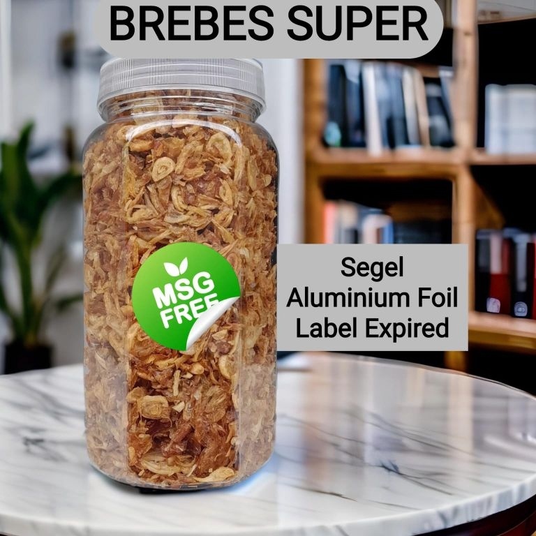 

[♔T52>] (Beli 3 toples 100gr)Bawang goreng brebes asli Murah Meriah