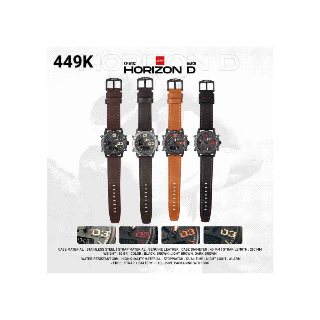 Rei Jam Tangan Pria Analog Horizon D Arei Outdoorgear Watch Waterresist