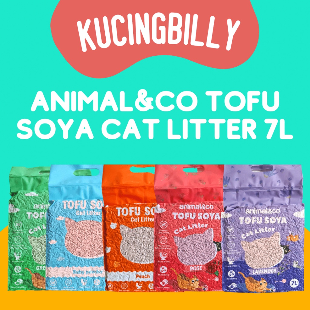 12.12 Product HOT Animal&co tofu soya 7L pasir kucing cat litter animalnco grosir