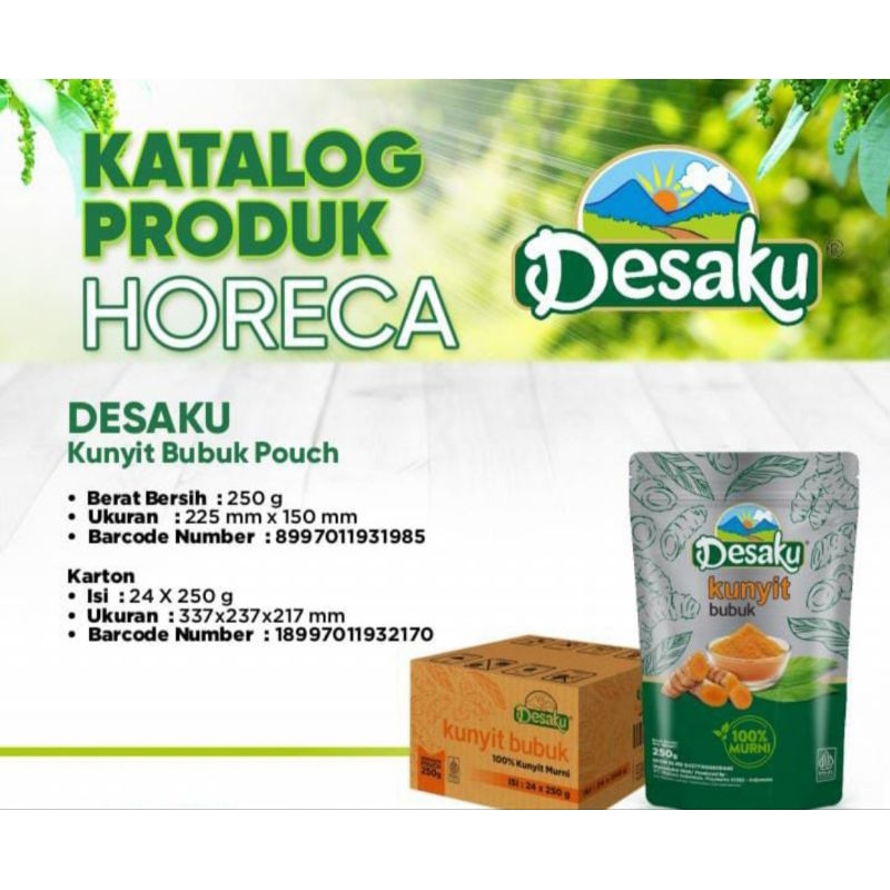 

desaku kunyit bubuk 250 gram