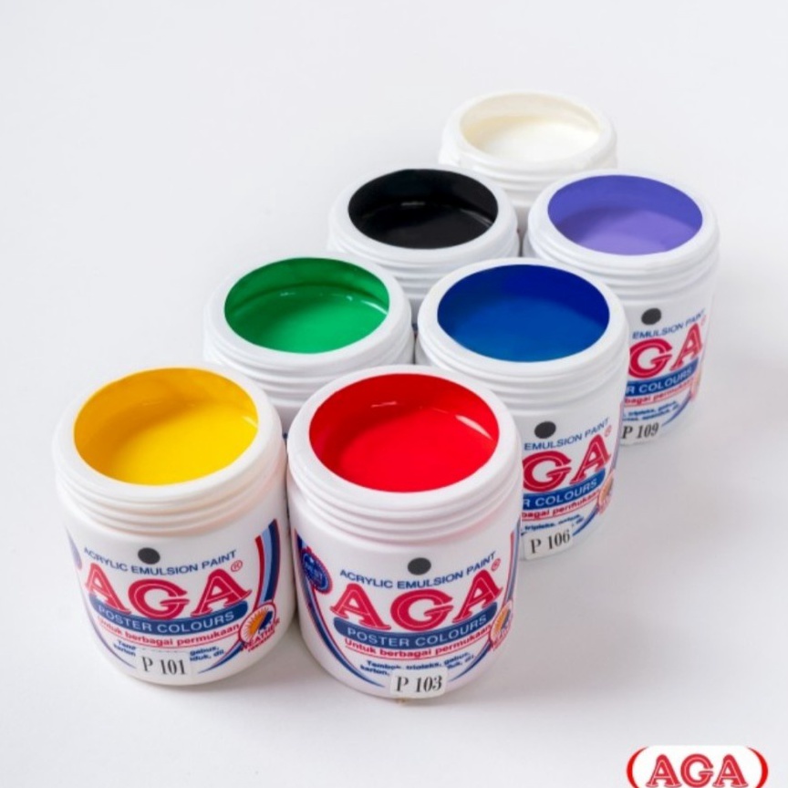 

H4rga T3rmurah Cat / Acrylic / Dekor AGA 100cc Water Based [120]