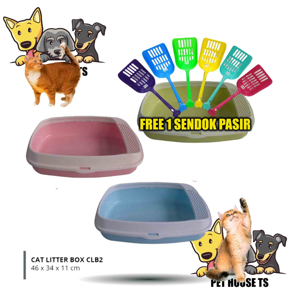 Baskom Pasir Kucing Bak Pasir Kucing Litter Box Kucing Litter Box Cat Litter Box
