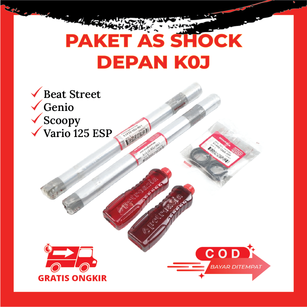 As Shock Depan Beat Deluxe Genio Beat Street Ori K0J - Paket Shock Depan Beat Deluxe Street Genio