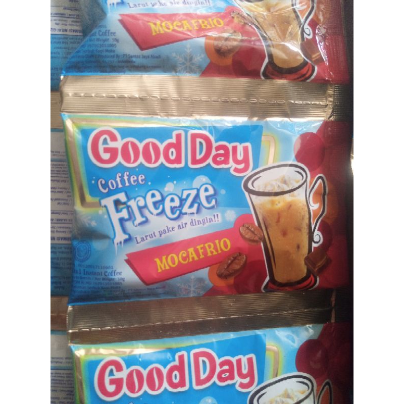 

Kopi good day freeze isi 10 pcs