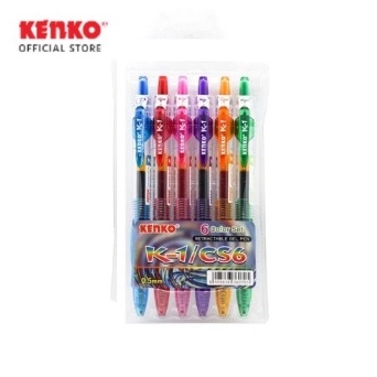 

Special Edition.. Kenko Gel Pen K-1 CS6 Set 6 warna (SET) - 78