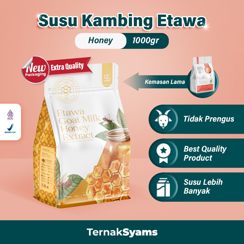 

1KG Susu Kambing Etawa Varian Rasa Madu Honey Manis Original