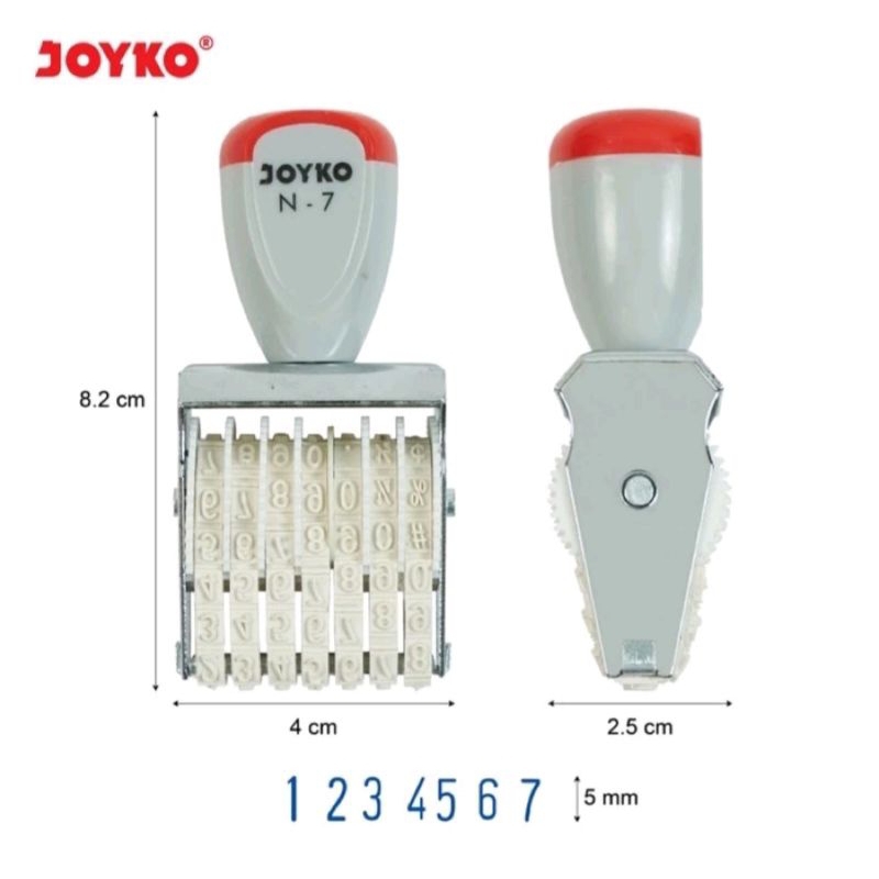 

NUMBER STAMP/STEMPEL NOMER JOYKO N-7/N-8