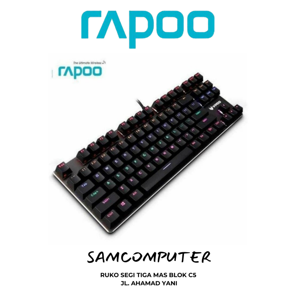 RAPOO VPRO V500PRO mechanical gaming keyboard