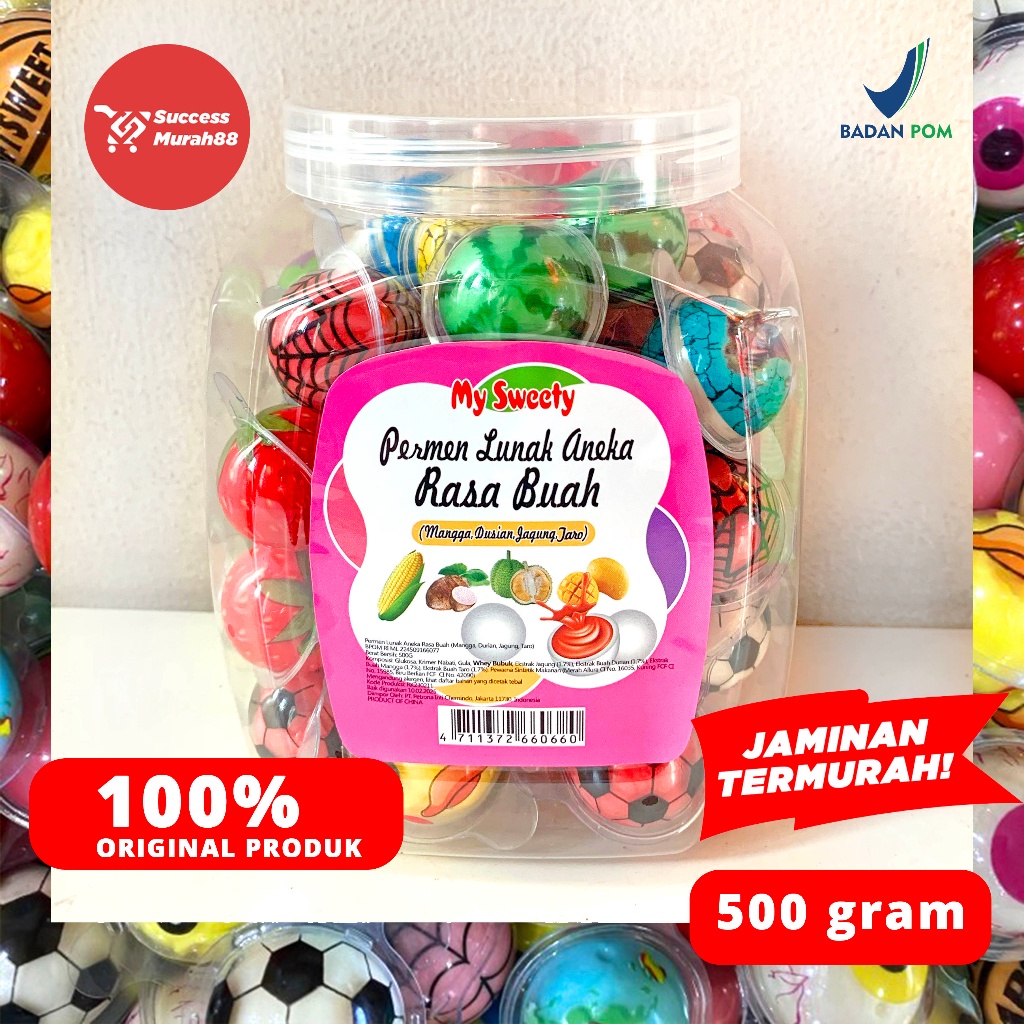 

✨BIG SALE✨ PERMEN LUNAK 50PCS VIRAL TIKTOK MY SWEETY ANEKA RASA BUAH !!!