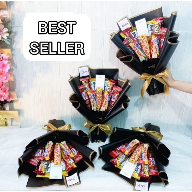 

12.12 ✨Promo✨ Buket Coklat / Buket Silverqueen / Buket Makanan / Buket Wisuda Murah / Buket Ulang Tahun | Buket Hari Guru buruan