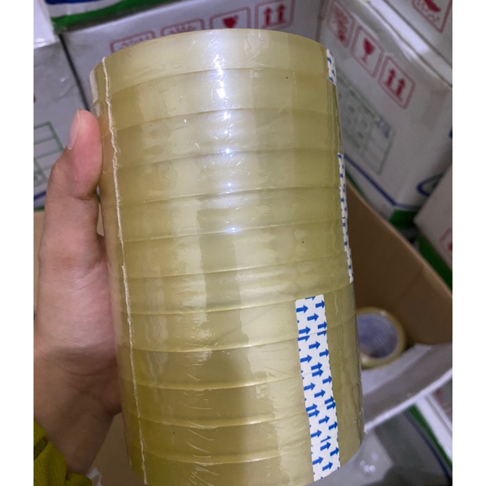 

MODEL SSA880 LAKBAN OPP (12 PCS) CLEAR BENING (KUNING) 12 MM STAR TAPE MURAHHHHH KUALITAS TERBAIK