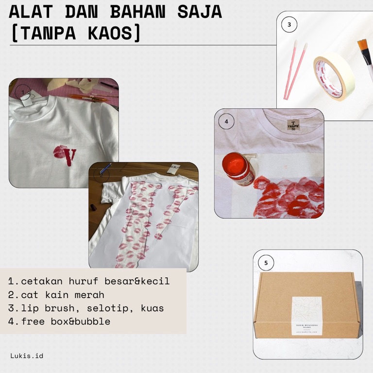

L@@ri3 TANPA KAOS [alat bahan saja] (box) DIY T-SHIRT KISS | KAOS TSHIRT KISS DIY | DIY KISS TSHIRT | KAOS KISS Cuci-Gudang